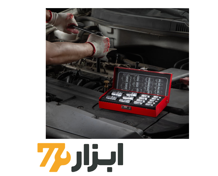 جعبه بکس ترکیبی 14 پارچه E رونیکس کد 2695 جعبه بکس ترکیبی 14 پارچه E رونیکس کد 2695